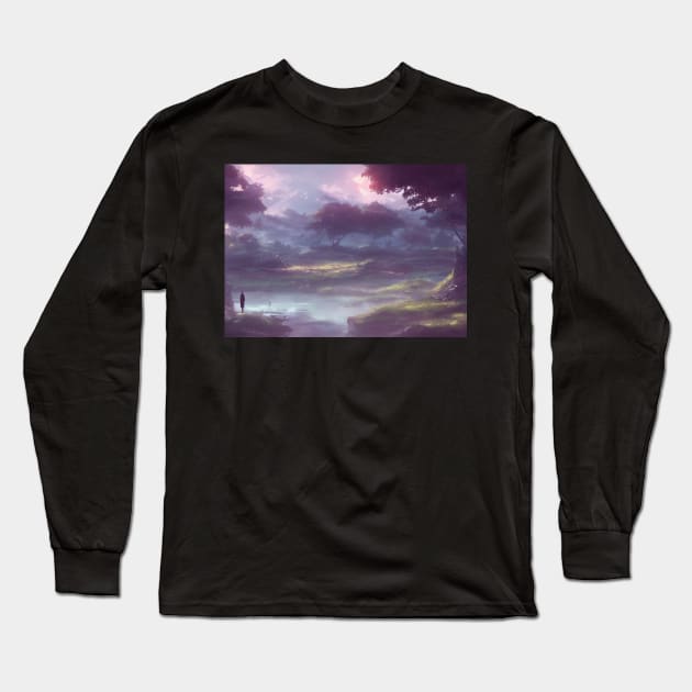 landscape pictures for wall flawless Long Sleeve T-Shirt by GoranDesign